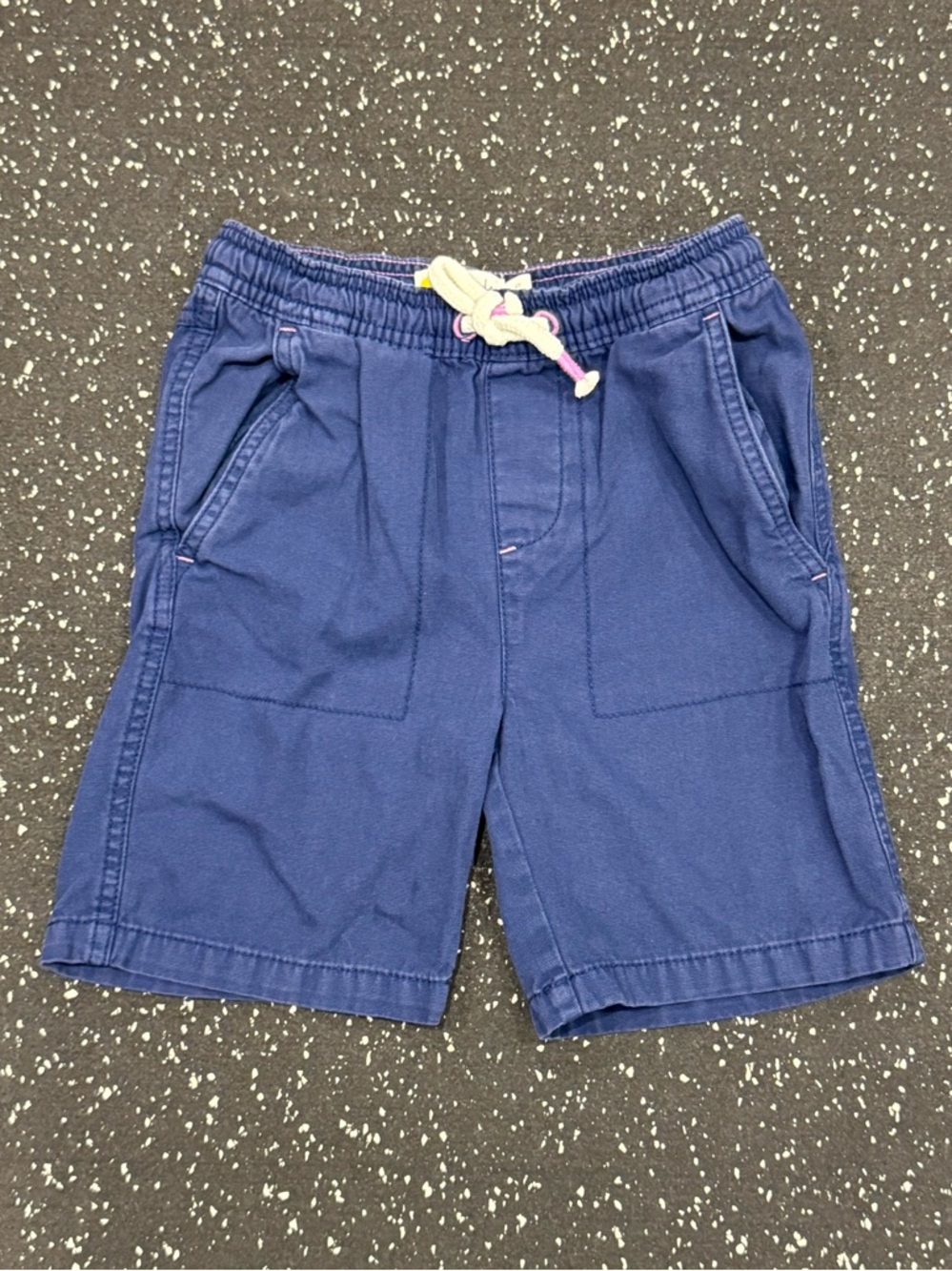 Mini Boden Navy Blue Drawstring Kids Shorts